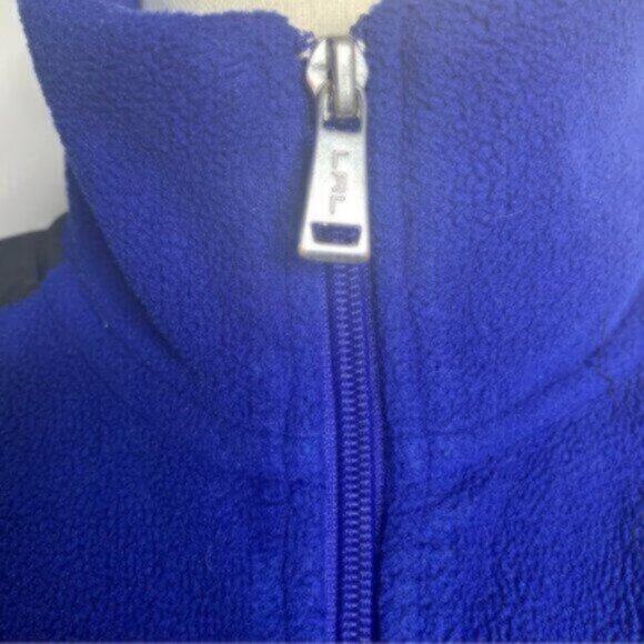Lauren Ralph Lauren Active Blue & Black Full - Zip Sherpa Fleece Jacket - Picture 9 of 14